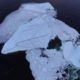 Grabación del derrumbe de un iceberg desde un dron