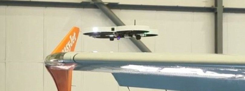 Easyjet usa drones para la inspección de sus aviones