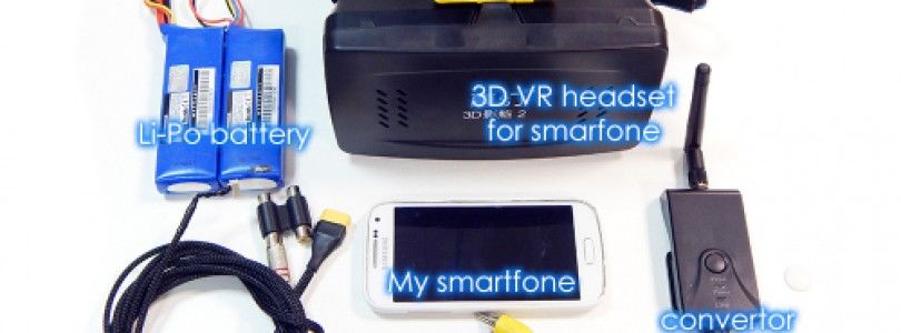 Muestran el BlackBird 2 en 3D usando un smartphone Android con un soporte de gafas 3D