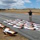 Enjambre de 30 drones simultaneos controlados a la vez