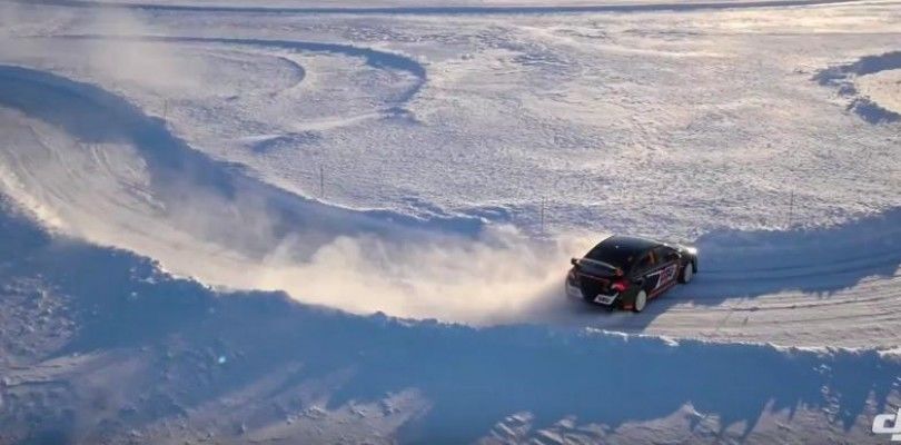 DJI nos muestra una carrera el ártico desde el aire