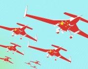 La primera guerra con drones chinos está en curso