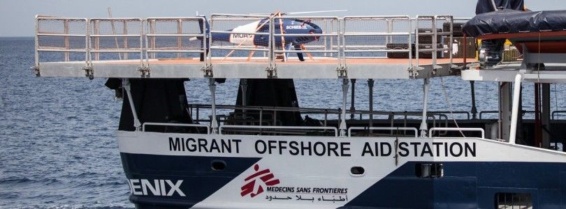 Médicos sin fronteras usa drones para salvar a los inmigrantes en el Mediterráneo