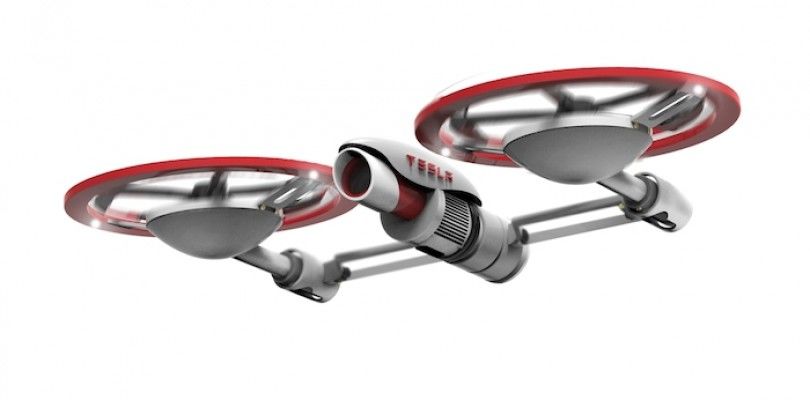 El dron de Tesla quiere revolucionar el mundo de los drones comerciales