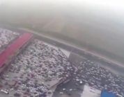 ¿Te quejas de los atascos en tu ciudad? Mira lo que un dron ha captado a la entrada en Beijing en la vuelta de vacaciones