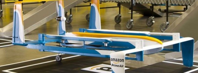 Amazon y sus servicios a través de drones Prime Air