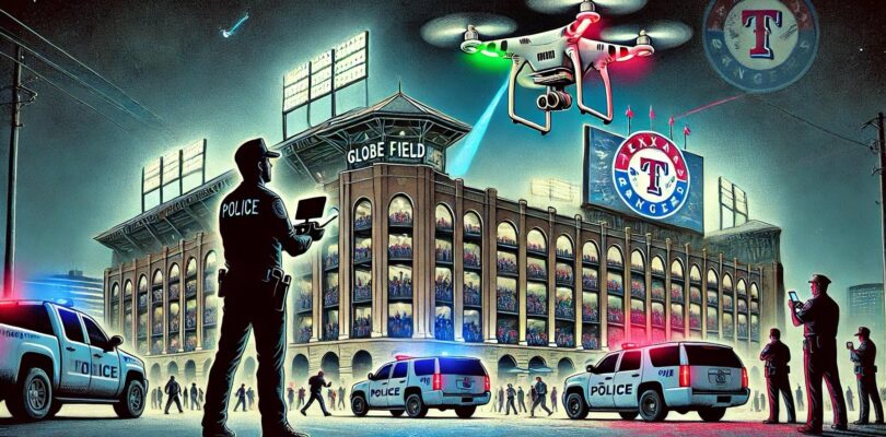 Hombre de Texas enfrenta cargos por operar un dron en las proximidades del juego de playoffs de los Rangers