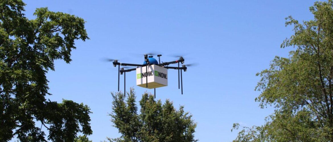 Drone Express ha iniciado sus servicios de entrega en Winston-Salem, Carolina del Norte.