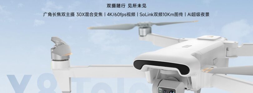 FIMI X8 Tele: El nuevo dron con doble cámara y 38 minutos de vuelo